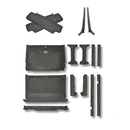 Headlining Kit for Land Rover Defender 110/130 Double Cab (Crew Cab) includes Sun Visor Covers and A Pillar Trims