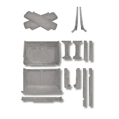 Headlining Kit for Land Rover Defender 110/130 Double Cab (Crew Cab) includes Sun Visor Covers and A Pillar Trims