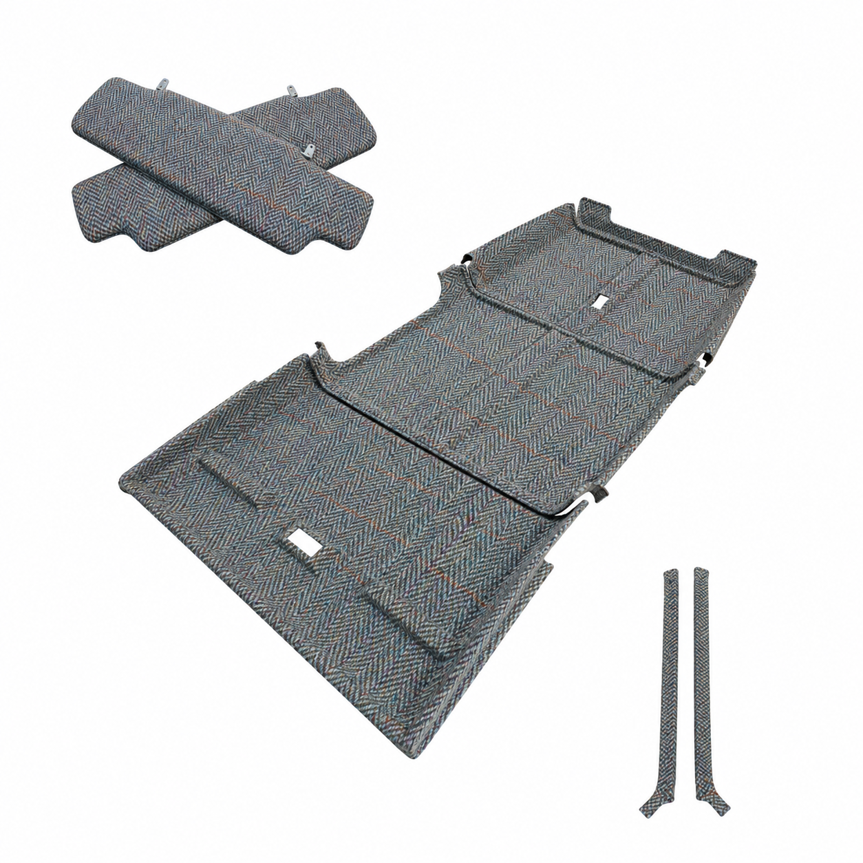 Premium-Plüsch-Dachhimmel-Set für Land Rover Defender 110 (4-Türer)