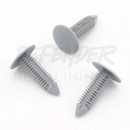 Pack of 20 - 7mm Fir Tree Clips for Land Rover Defender Headlinings