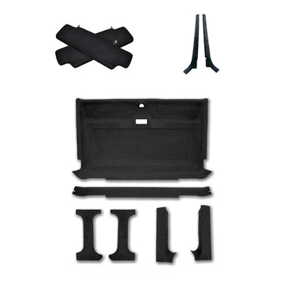 Headlining Kit for Land Rover Defender 90/110 Singe Cab (Truck Cab) includes Sun Visor Covers and A Pillar Trims