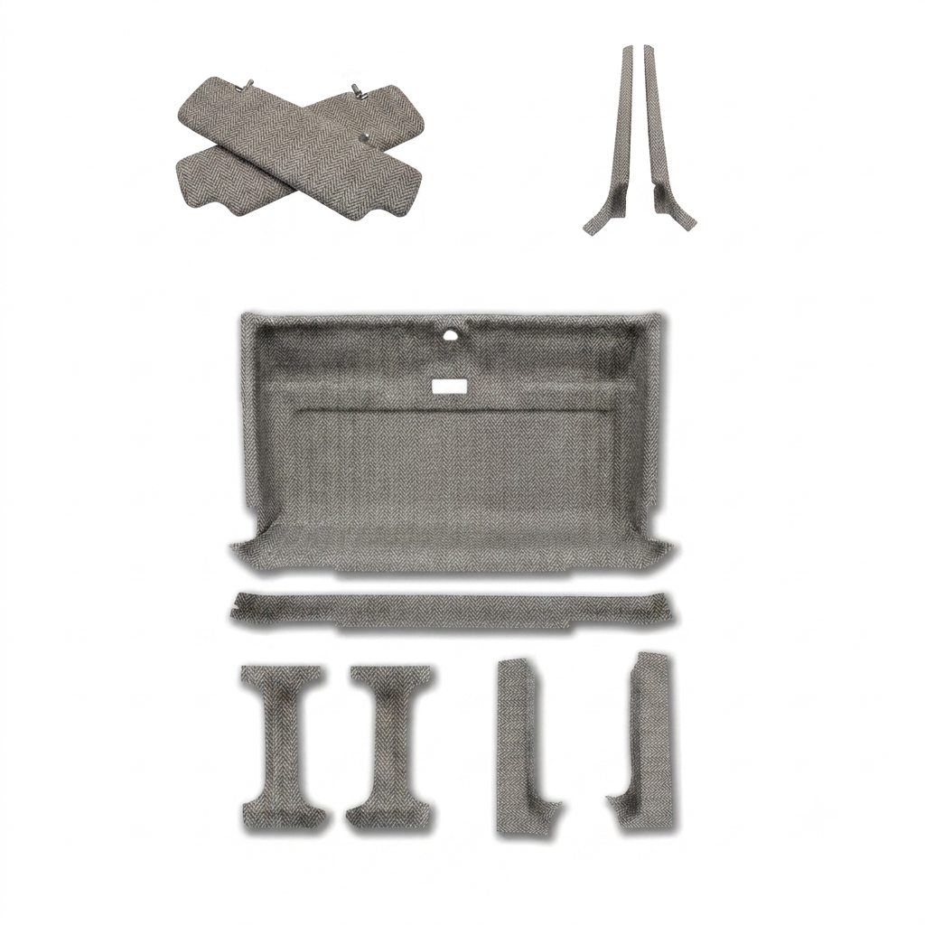 Headlining Kit for Land Rover Defender 90/110 Singe Cab (Truck Cab) includes Sun Visor Covers and A Pillar Trims