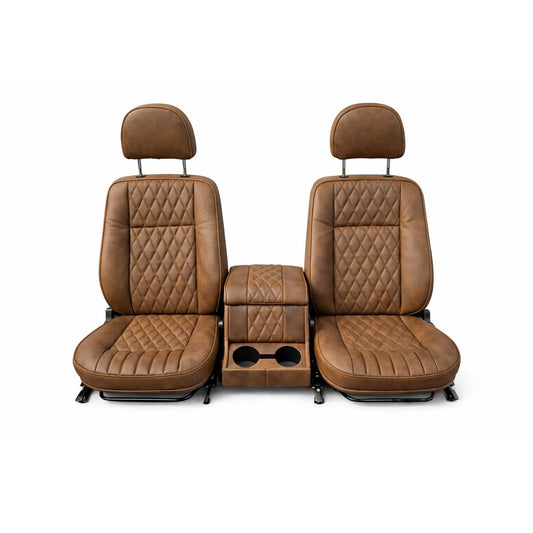 Leather upgrade: Factory Style Seats