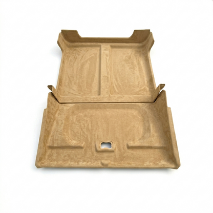 Revestimiento de techo afelpado de primera calidad para Land Rover Defender 90 con ventanas Alpine - Revestimiento de techo completo
