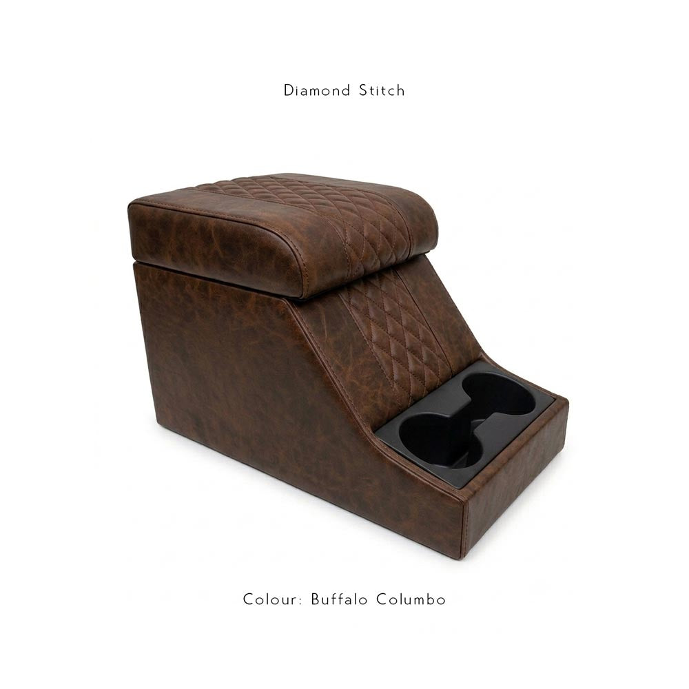 Land Rover Defender Cubby Box - Premium Leather (Direct Replacement)