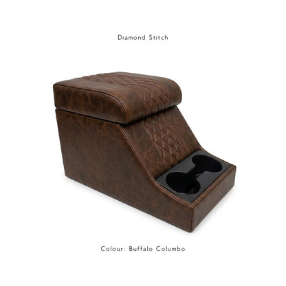 Land Rover Defender Cubby Box - Premium Leather (Direct Replacement)