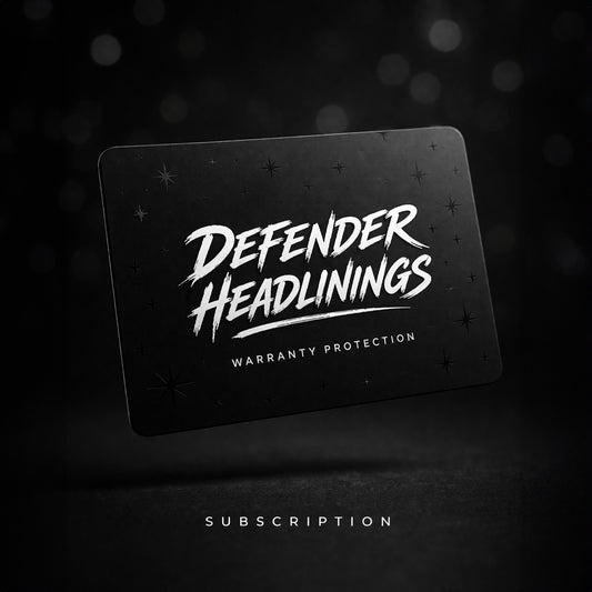 Defender Headlinings Warranty Protection - Subscription