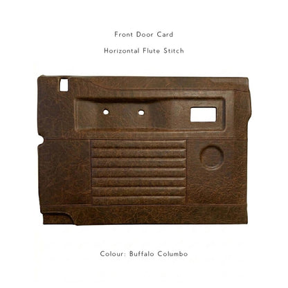 Land Rover Defender Door Card Covers - Premium Leather (Recovering Service or Fit at home)