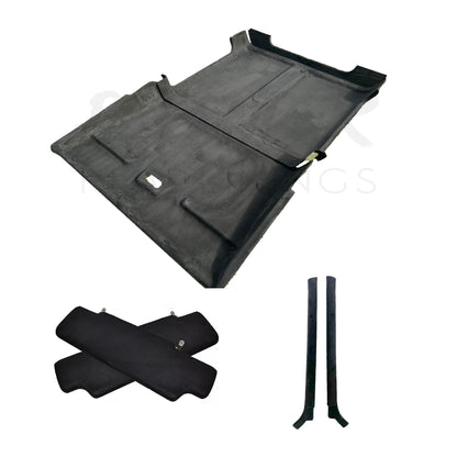 Headlining Kit for Land Rover Defender 90 WITH Alpine Windows includes Sun Visor Covers and A Pillar Trims
