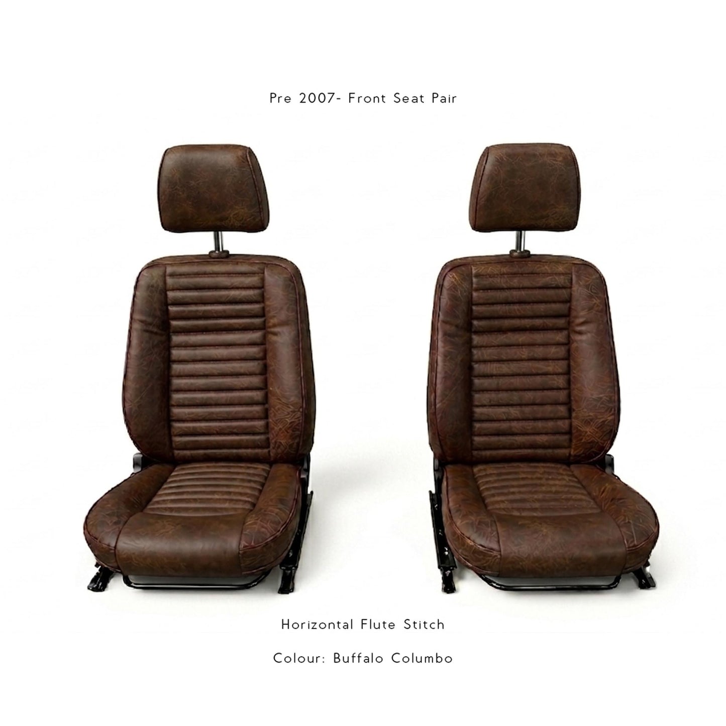 Land Rover Defender - Premium Leather Seats - Front Pair (Recovering Service or Fit at home)