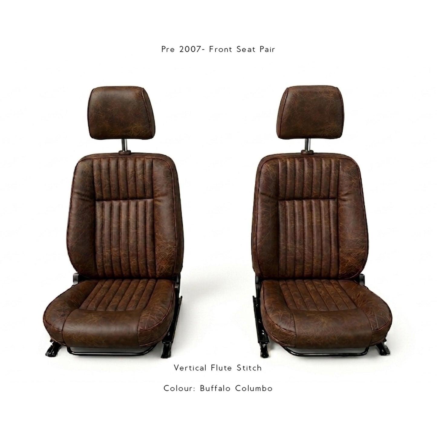 Land Rover Defender - Premium Leather Seats - Front Pair (Recovering Service or Fit at home)