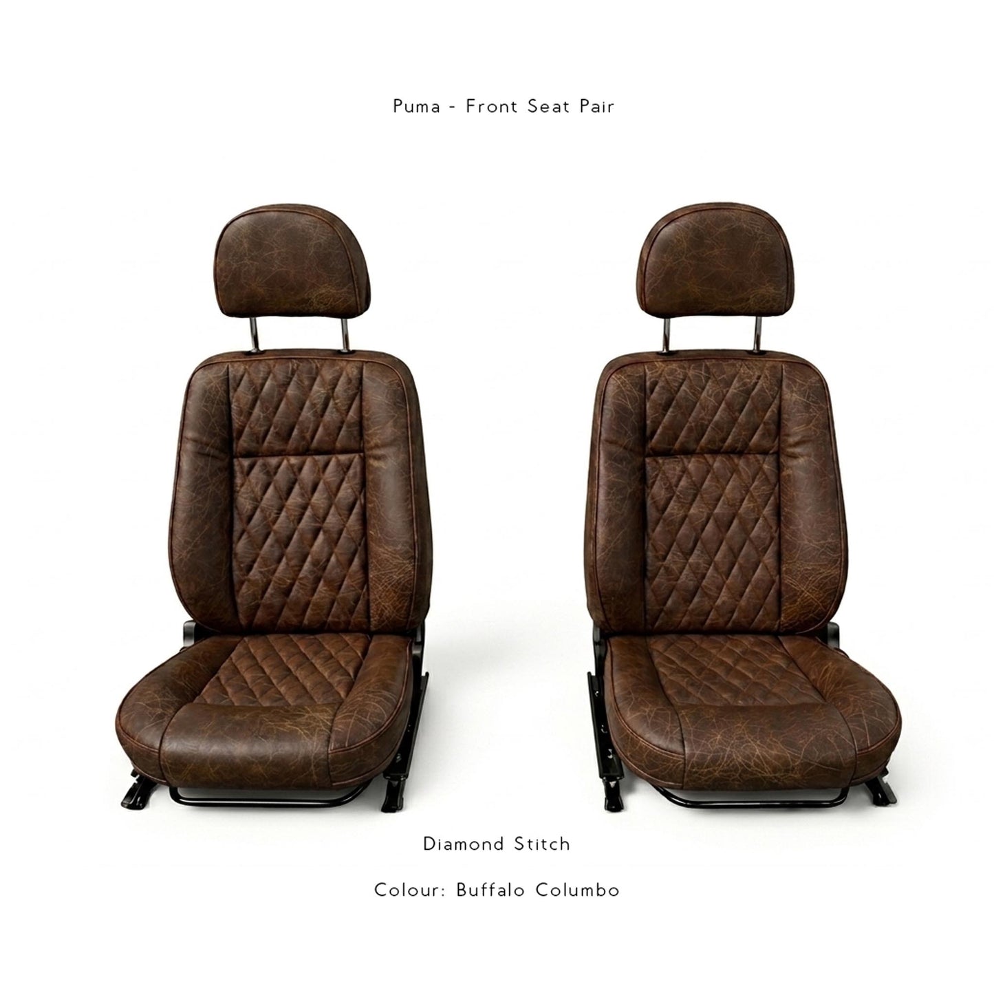 Land Rover Defender - Premium Leather Seats - Front Pair (Recovering Service or Fit at home)