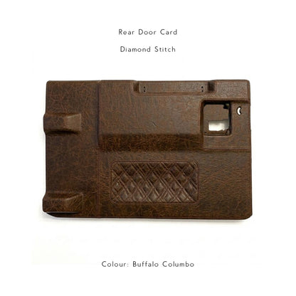 Land Rover Defender Door Card Covers - Premium Leather (Recovering Service or Fit at home)