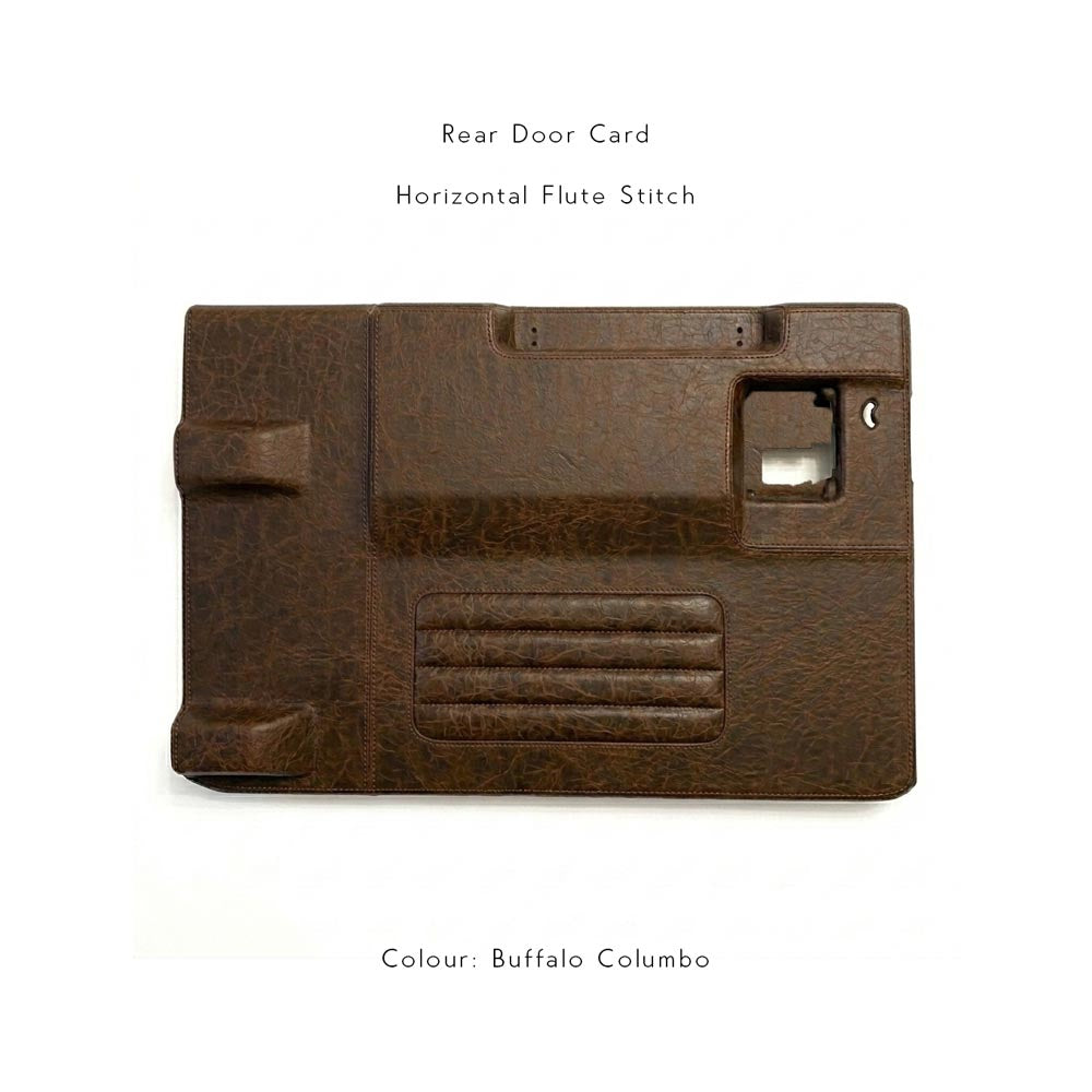 Land Rover Defender Door Card Covers - Premium Leather (Recovering Service or Fit at home)