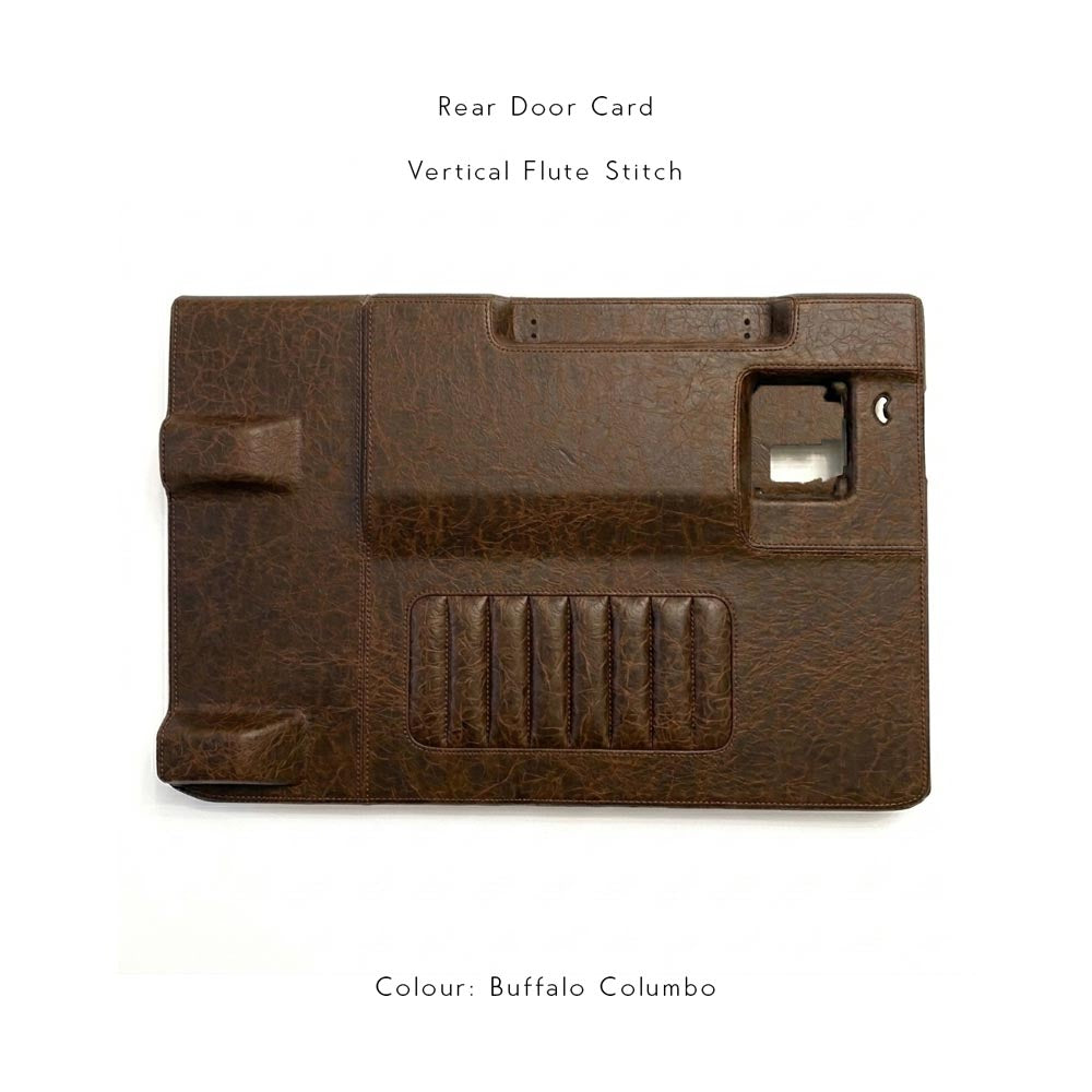 Land Rover Defender Door Card Covers - Premium Leather (Recovering Service or Fit at home)