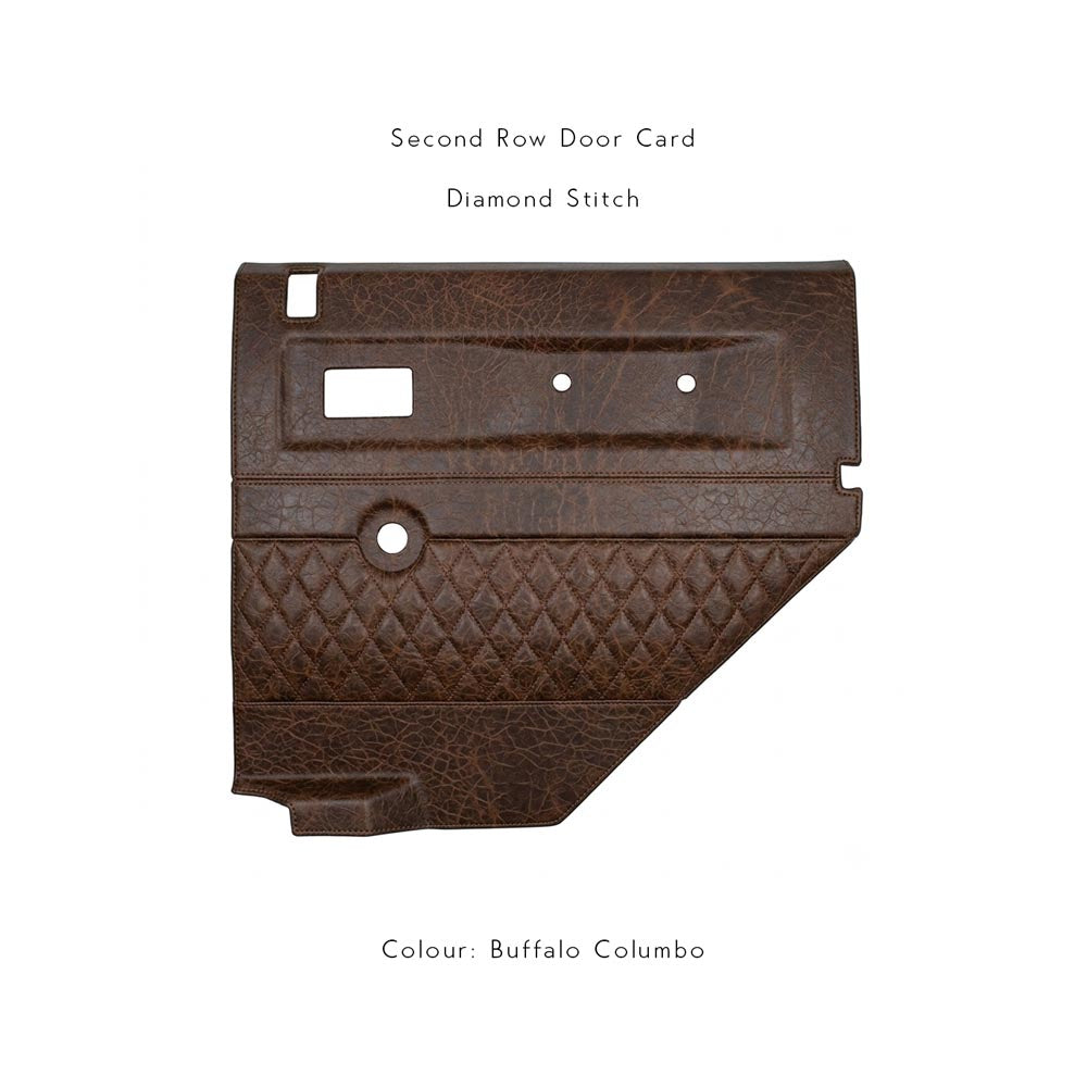 Land Rover Defender Door Card Covers - Premium Leather (Recovering Service or Fit at home)