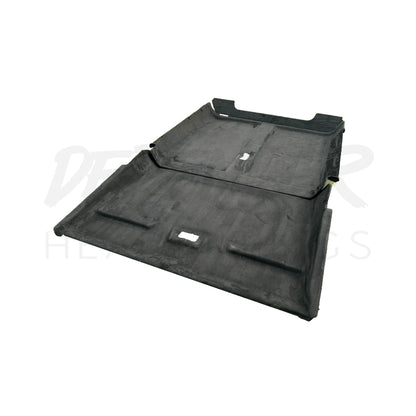 Headlining Kit for Land Rover Defender 90 without Alpine Windows includes Sun Visor Covers and A Pillar Trims